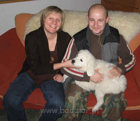 s5-017.jpg - Owczarek Podhalański - PRZEKORNA PROXIMA2006-11-18 PROXIMA i jej nowa rodzina.